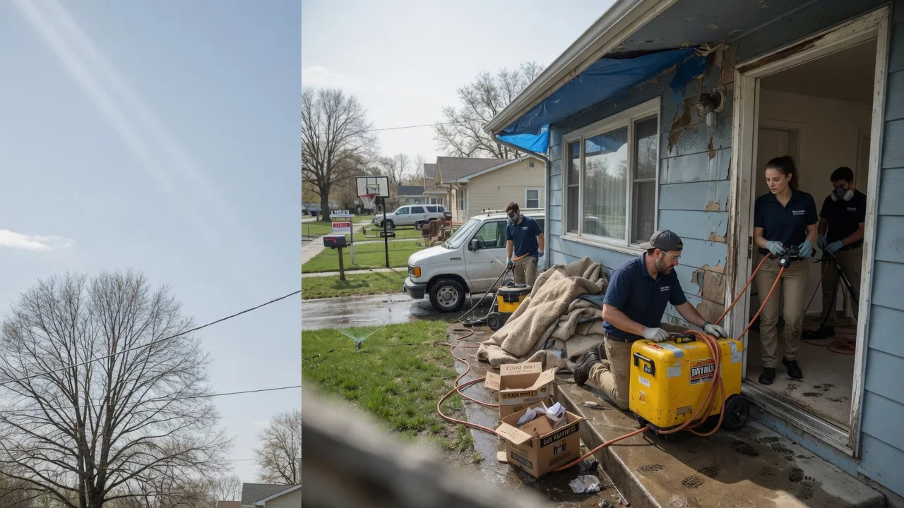 Basement Flood Cleanup in Yeaddiss, KY near me
